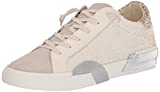 Dolce Vita Women's Zina Sneaker, Off White Embossed Leather, 7