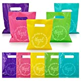 100PCS Thank You Merchandise Bags 5 Kinds of Color Colorful Party Gift Bags Candy Cookie Bags for Birthday Party Baby Shower Wedding Christmas Retirements