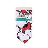 Peanuts for Pets Snoopy Dog Bandana | Soft Dog Apparel & Accessories, One Size Fits All | Peanuts Comic Strip Dog Bandana for All Dogs, Big and Small Dog Accessories, Red