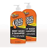 Dead Down Wind Body & Hair Soap Pump Top | 32 oz Bottle | 2 Pack (64 oz.) | Unscented | Sensitive Skin Body Wash & Body Soap, Hunting Accessories