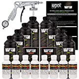 U-POL Raptor Bright White Urethane Spray-On Truck Bed Liner Kit W/Free Spray Gun, 8 Liters