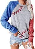 Tops for Women Baseball Baseball mom Short Sleeve Shirts for Women Baseball mom Shirt for Women ofertas de liquidacion Mujer ropa Fashion de Mujer Verano Camisetas de Mujer de Moda collares