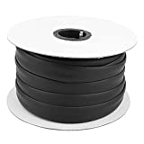 RVMATE RV Vinyl Insert Trim, 1 Inch Wide, 100 Feet, Heavy Duty Trailer Trim for RV Camper Travel Trailer, Black.