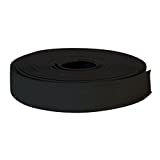 JR Products 10061 Premium Vinyl Insert - Black, 1" x 50'