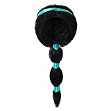 Lovely Mermaid Princess Jasmine Arabian Costume for Girls Halloween Party Dress Up (Black,One_Size)