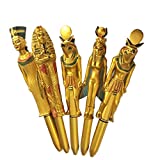 jojofuny 5pcs Novelty Ballpoint Pens Egyptian Shape Gel Ink Writing Pens Creative Gel Pens Stationery Supplies for School Office Children Gift Party Favors(Random Pattern)