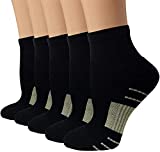 Copper Compression Socks for Men & Women Circulation-Ankle Plantar Fasciitis Socks Support for Athletic Running CyclingL/XL)