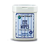 earthbath Pet Hypo-Allergenic Eye Wipes - Fragrance & Alcohol Free, Cleans and Removes Tear Stains, for Dogs, Cats, Puppies, & Kittens - Keep Your Pet's Eyes Clean and Free - 25 Count