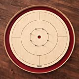 The Tracey Red Board - Tournament Style Crokinole Board Game Set (Meets NCA Standards)