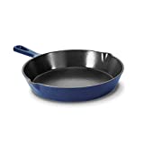 Zakarian by Dash 9.5" Nonstick Cast Iron Skillet - Blue