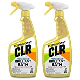 CLR Brilliant Bath Foaming Bathroom Cleaner Spray - For Use On Toilet, Bath, Shower, Sink, Glass, Stainless Steel - Fresh Scent, 26 Ounce Bottle (Pack Of 2)