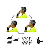 Soccer Ref-comm Headset 3 Referees Talk Same time Football Referee Judger Arbitration Walkie Talkie Football Coach Referee Headset