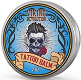 Viking Revolution Tattoo Care Balm for Before, During & Post Tattoo  Safe, Natural Tattoo Aftercare Cream  Moisturizing Lotion to Promote Skin Healing (1 Pack)