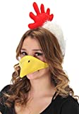 elope Chicken Headband and Beak Costume Accessory Kit Standard