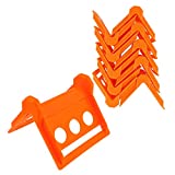 BISupply Cargo Edge Protectors 10 Pack Orange - Corner Protector Cargo Strap Protectors, Corner Strap Protector