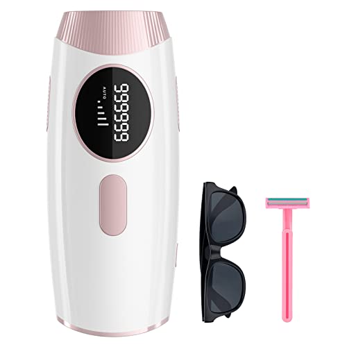 Laser Hair Removal for Women and Men At Home Permanent Hair Removal 999,999 Flashes Painless Hair Remover on Armpits Back Legs Arms Face