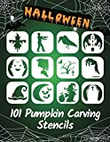 101 Pumpkin Carving Stencils: Template Patterns for Funny and Scary Halloween Decor | Adults & Kids