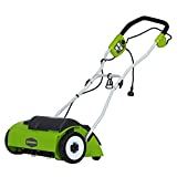 Greenworks 10 Amp 14 Corded Electric Dethatcher (Stainless Steel Tines)