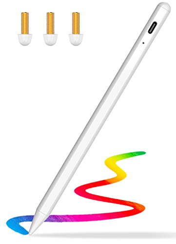 Stylus Pen for Apple iPad Pencil: iPad Pen Stylus with Palm Rejection Compatible with 2018-2022 Apple iPad 9th 8th 7th 6th iPad Pro 11 inch 12.9 inch iPad Mini 5th 6th iPad Air 5th 4th 3rd Gen