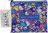 Sanrio Characters Accessories Cosmetic Flat vinyl Mini pouch Zipper Case Bag 1412cm (Set)