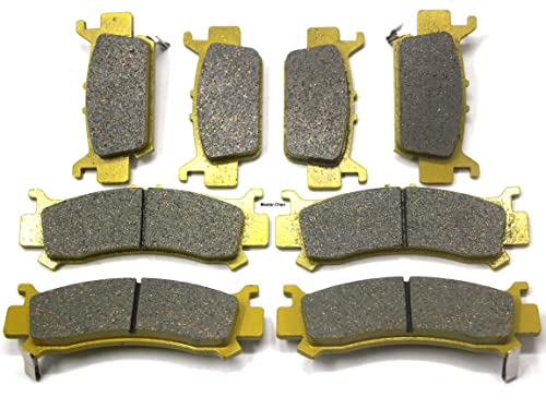 Master Chen Front Rear Brake Pads Brakes for Honda Pioneer 1000 1000-5 SXS1000 2016 2017 2018 2019 2020 2021 - Talon R X X-4 2019-2021 06451/06452/06431/06432-HL4-A01 FA701 FA702 FA703 FA704 MC0007