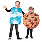 EraSpooky Kid's Cookies and Milk Halloween Costume Food Toddler Boys Girls Outfit