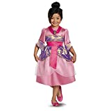 Disguise Disney's Mulan Sparkle Classic Girls Costume, 3T-4T