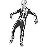 amscan Glow in The Dark X-Ray Skeleton Costume Medium (8-10)- 3 pcs., Multicolored