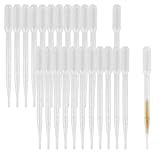 200 Pack 5ML Plastic Transfer Pipettes Disposable Graduated Pipettes Eye Dropper for Essential Oils,Crafts