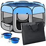 SkyEx Shop Foldable Portable Pet Playpen, Playpen for Cats, Portable Dog Playpen, Puppy Playpen Indoor/Outdoor, Rabbits Play Pen, Playpen for Dogs - Small/Medium/Large