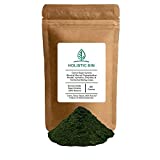 Canine Super Greens by Holistic Bin | Vegan Dog Nutritional Supplement with Marine Phytoplankton, Spirulina, Chlorella, & Fermented Barley Grass | Organic Skin and Coat Support (50 Grams)