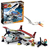 LEGO Jurassic Dominion World Quetzalcoatlus Plane Ambush 76947 Dinosaur Building Toy Set for Kids Aged 7 and up (293 Pieces)