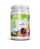 Vega Essentials Plant Based Protein Powder, Chocolate, Vegan, Superfood, Vitamins, Antioxidants, Keto, Low Carb, Dairy Free, Gluten Free, Pea Protein for Women and Men, 21.6 oz (17 Servings)