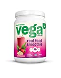 Vega Real Food Smoothie, Wildberry Bliss, Vegan Protein Powder, 20g Plant Based Protein, No Blender Required, Gluten Free, Non GMO, Pea Protein for Women and Men, 1.30 Pounds (14 Servings)