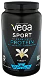 Vega Sport Premium Protein Powder, Vanilla, Vegan, 30g Plant Based Protein, 5g BCAAs, Low Carb, Keto, Dairy Free, Gluten Free, Non GMO, Pea Protein for Women and Men, 1.8 Pounds (20 Servings)