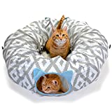 Kitty City Large Cat Tunnel Bed, Cat Bed, Pop Up Bed, Cat Toys, Christmas Tree, Standard