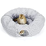 BORPEIN Cat Tunnel Cat Toy Cat Tunnel Bed for Indoor Cats Kitty Kitten Crinkle Collapisble Cat Tunnels