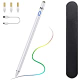 TiMOVO Stylus Pen for iPad, Apple Pencil for iPad 10/9/8/7/6th Generation,2022 iPad Pro 12.9/11,iPad Air 5/4/3,Mini 6/5 Precise Writing/Drawing, Palm Rejection Apple Pen for Touch Screen, White