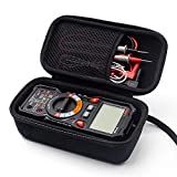 KAIWEETS HT118A/HT118E Multimeter Case Hard Travel Case Replacement with Mesh Pocket for Digital Multimeter TRMS 6000/20000 Counts Volt Meter Auto Ranging (Case Only, No Multimeter)