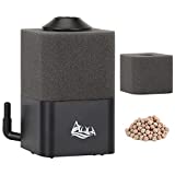 AQQA Aquarium Biochemical Sponge Filter Ultra Quiet Submersible Fish Tank Foam Filter Comes with 1 Spare Sponge 1 Bag of Bio Ceramic Media Balls Suitable for Freshwater and Saltwater