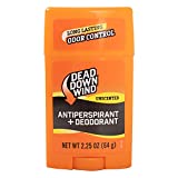 Dead Down Wind Mens Antiperspirant Deodorant Stick | 2.25 Ounce | Unscented, Long Lasting, Chemical & Organic Odor Eliminator, Safe for Sensitive Skin | Hunting Accessories