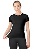 Workout Shirts for Women,Workout Tops for Women Short Sleeve (Small, Black)