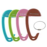 OOTSR Handbag Hanger Purse Hooks for Tables Desktop [Set of 4], Portable ABS Handbag Hangers Purse Hooks for Women Bags Hanging on Desktop in The Cafe Shop or Library