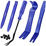 XBRN Auto Trim Removal Tool Kit,13 Pcs Car Panel Door Window Tools Kit,Auto Clip Fastener Remover Pry Tool Set