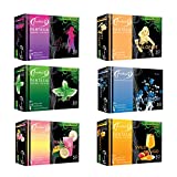 Hookah Flavors Fantasia Herbal Shisha 300g, 6 Nicotine Free 50g Flavors, Accessories Set