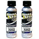 Spaz Stix 2 PACK ULTIMATE MIRROR CHROME AIRBRUSH PAINT 2OZ INCLUDES CHICAGOLAND RC COUPON