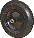 Rocky Mountain Goods Wheelbarrow Wheel 16" Air Filled - For 6 & 8 cubic ft. wheelbarrow wheels including Jackson, True Temper, Ames, Ace, - Tread Grip Pattern (16")