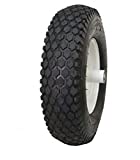 Universal Fit, Flat Free Wheelbarrow Tire (Black)