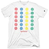 Popfunk Official Hasbro Twister Dots Slim Fit Ultrasoft Tri-Blend T-Shirt (Small)