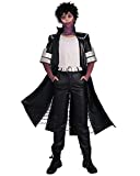 Miccostumes Men's Full Set Anime Hero Cosplay Costume Jacket Shirt Pants Belt (M)